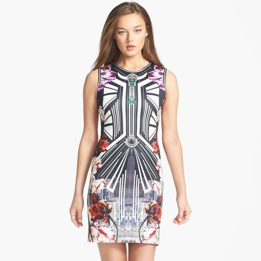 🔵B1G1🟢 Clover Canyon 'Deco City' Sheath Dress